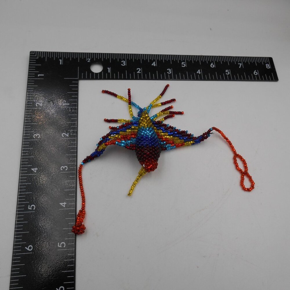 Hummingbird Handbeaded Multi-Colored Adjustable L… - image 7